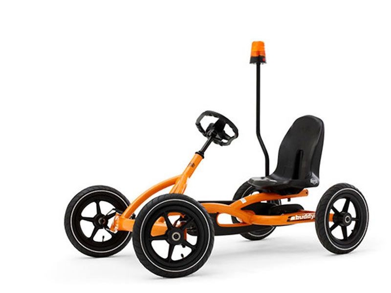 BERG Rundumlicht für Buddy Pedal-Gokarts, mit Stange, orange