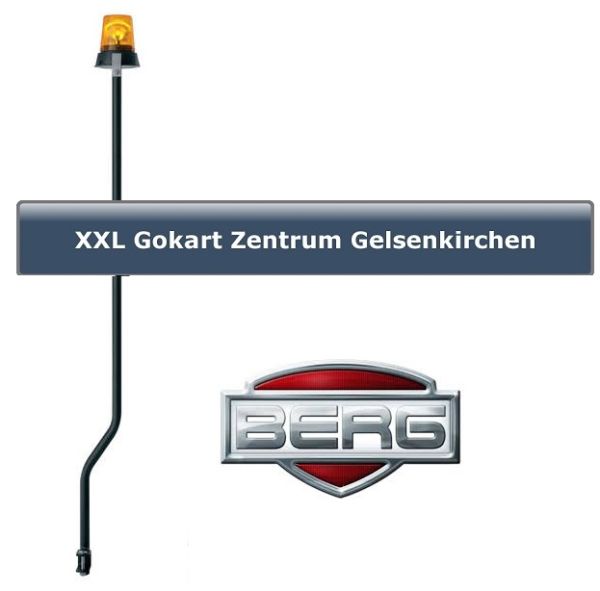 BeoSport  BERG Gokart Rundumlicht XL auf Stange gelb